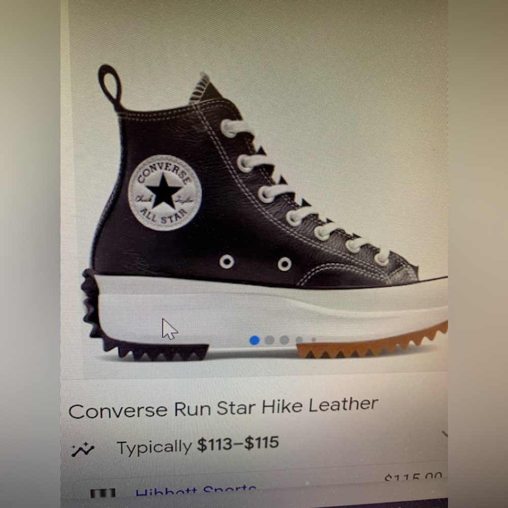 Converse all star run hike